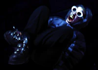 a person wearing a pair of goggles